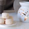 Macaron Patchouli (couleur : blanc)