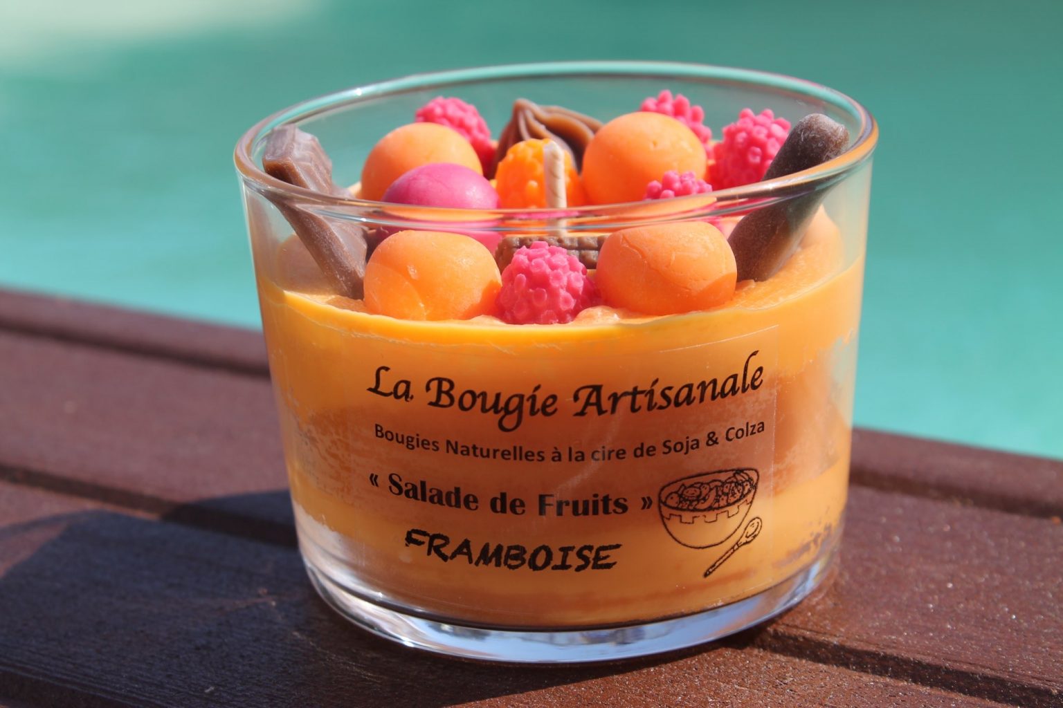  Bougie  Salade de Fruits  La Bougie  Artisanale 